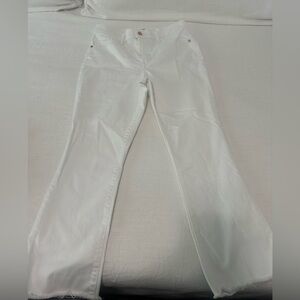 Express White Ankle & Cropped Jeans